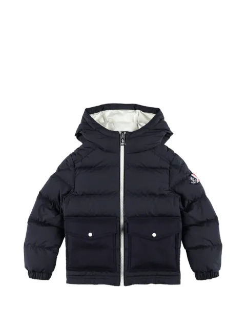 Moncler Enfant quilted hooded jacket