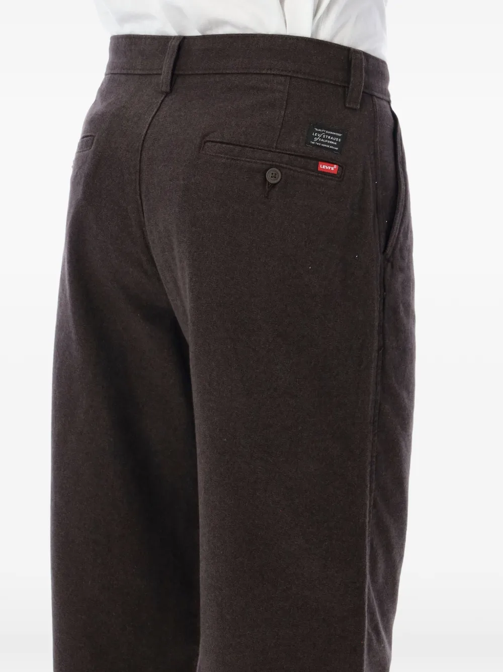 Levi's XX Baggy broek met geplooid detail Bruin