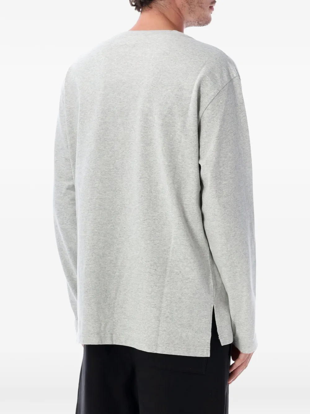 Champion T-shirt met lange mouwen en zakdetail Grijs
