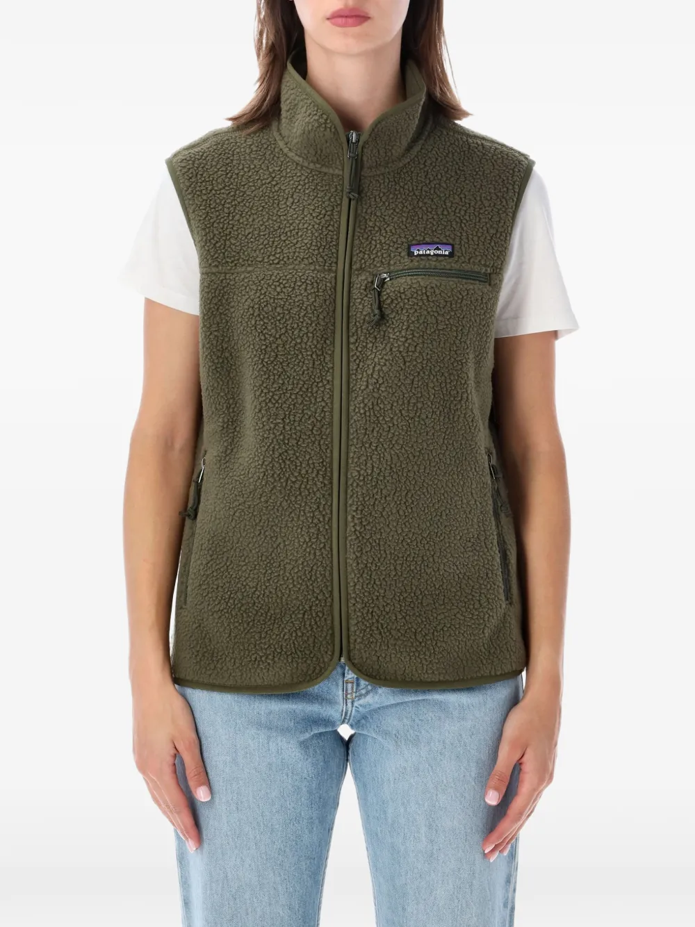 Patagonia Retro Pile sleeveless vest - Grün