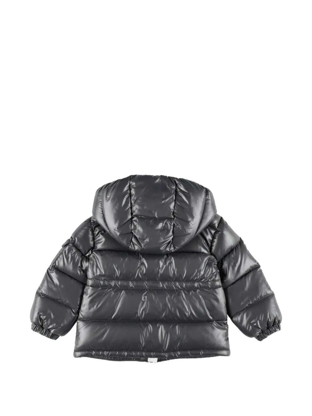 Moncler Enfant Gewatteerde jas met capuchon Blauw