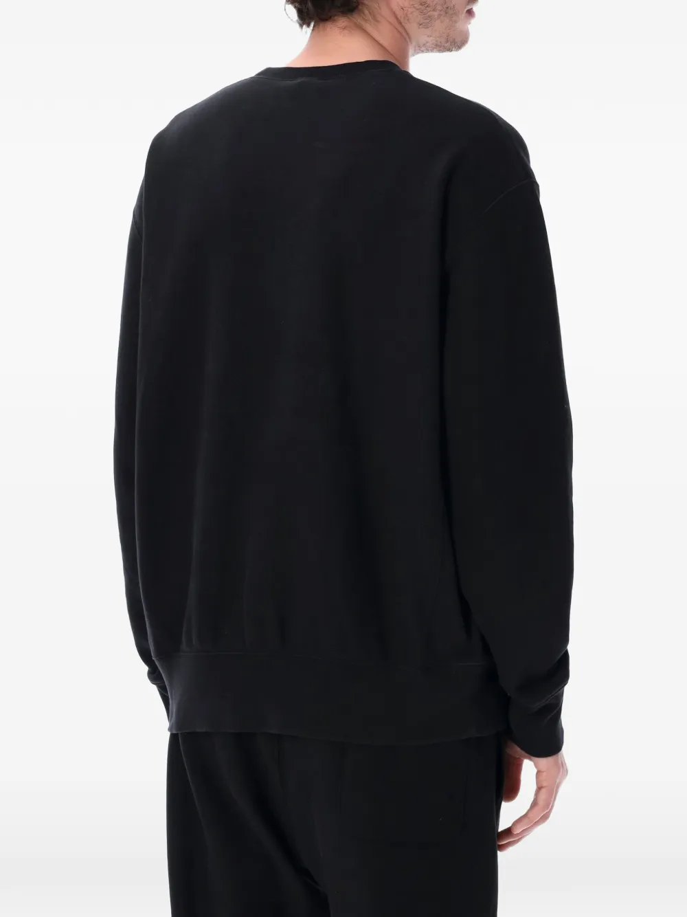 Champion Sweater met geborduurd logo Zwart