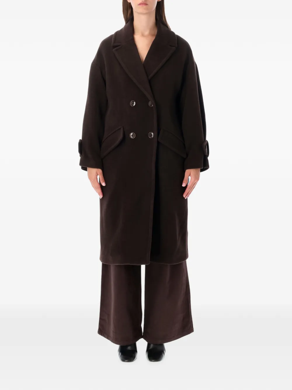 Sessùn Mia double-breasted notched-lapels coat