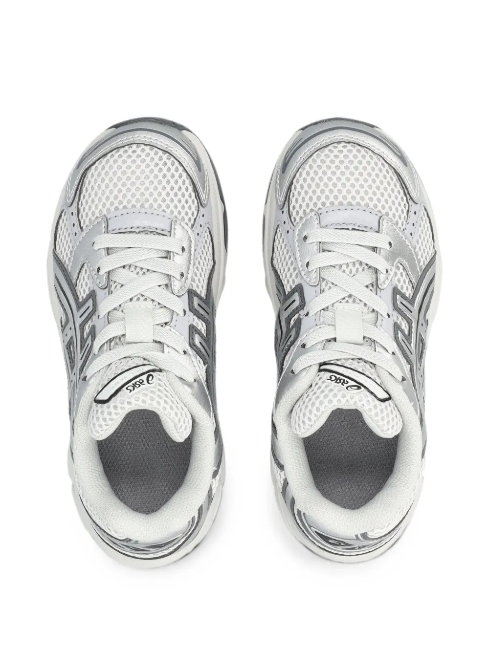 Asics Kids GEL-1130 PS metallic-effect sneakers Grijs