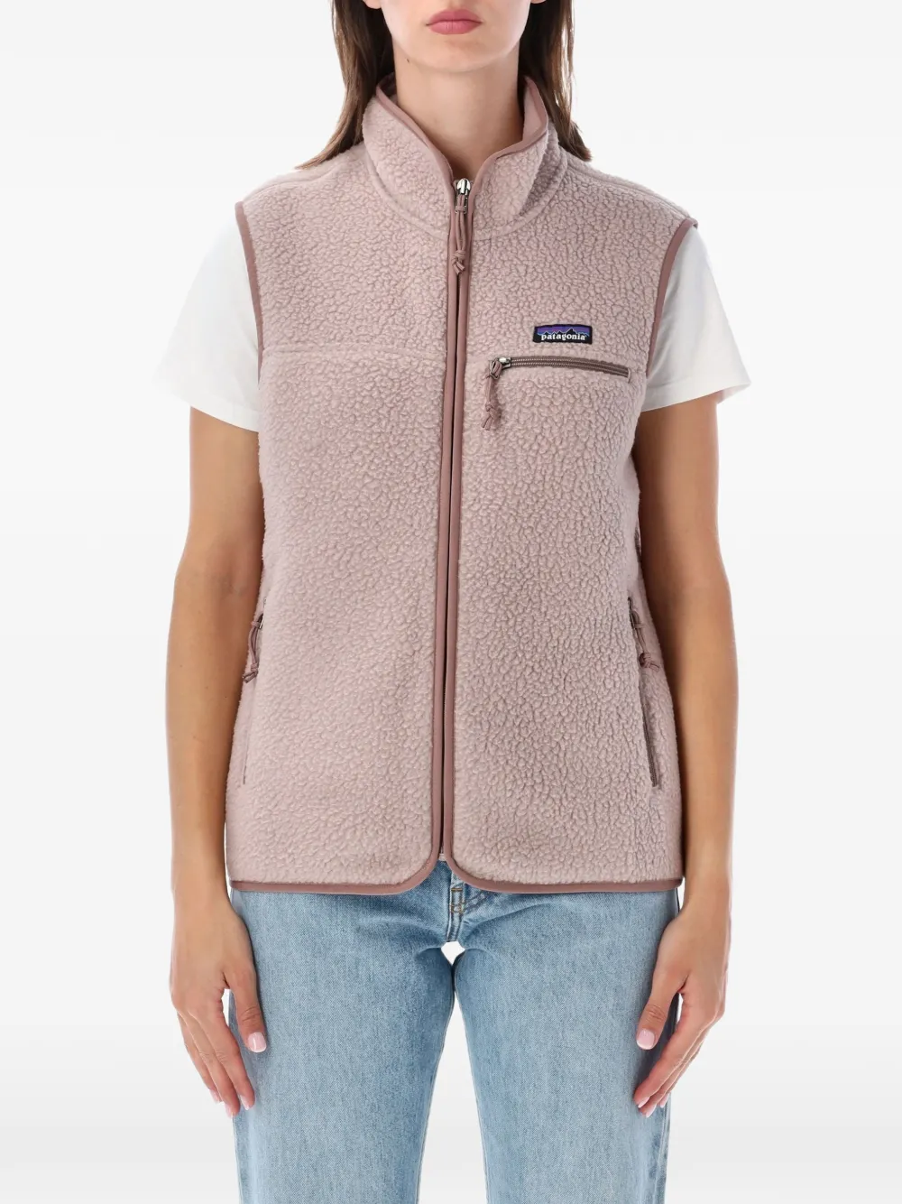 Patagonia Retro Pile sleeveless vest - Rosa