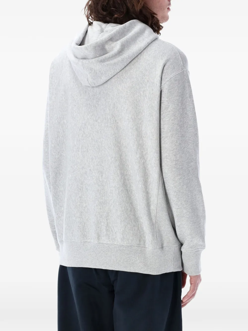 Champion Reverse Weave hoodie met logo-patch Grijs