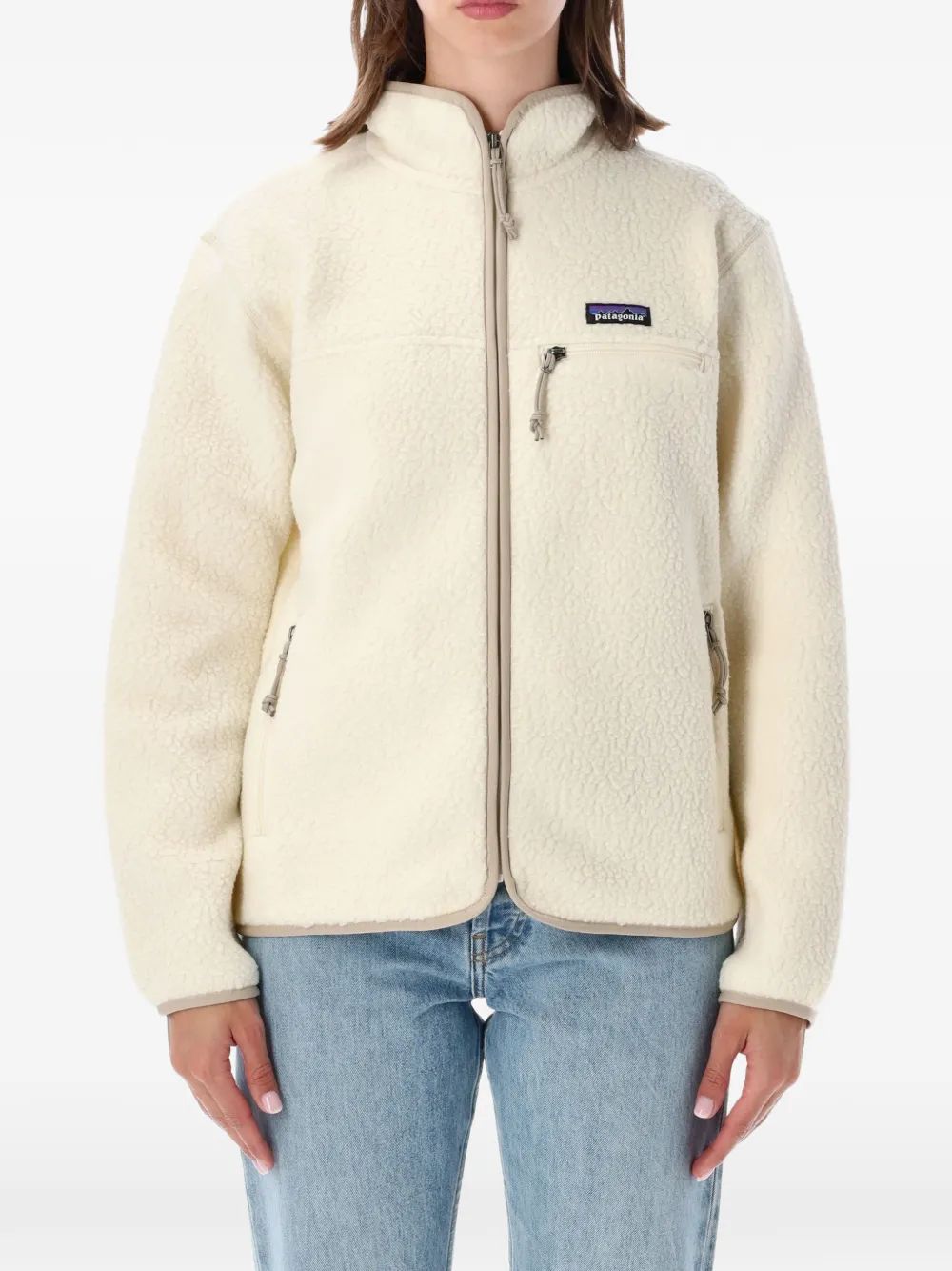 Patagonia Retro Pile zip-up jacket - Nude