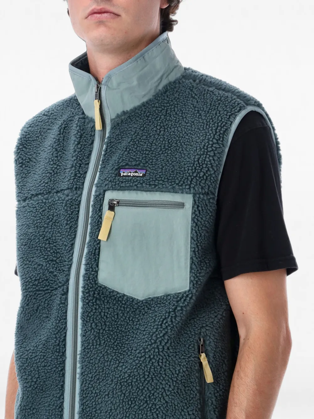 Patagonia Classic Retro-X fleece top met rits Blauw