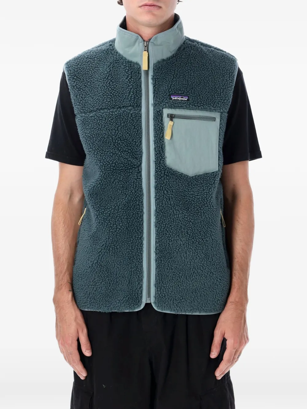Patagonia Classic Retro-X® fleece zip-up vest - Blue