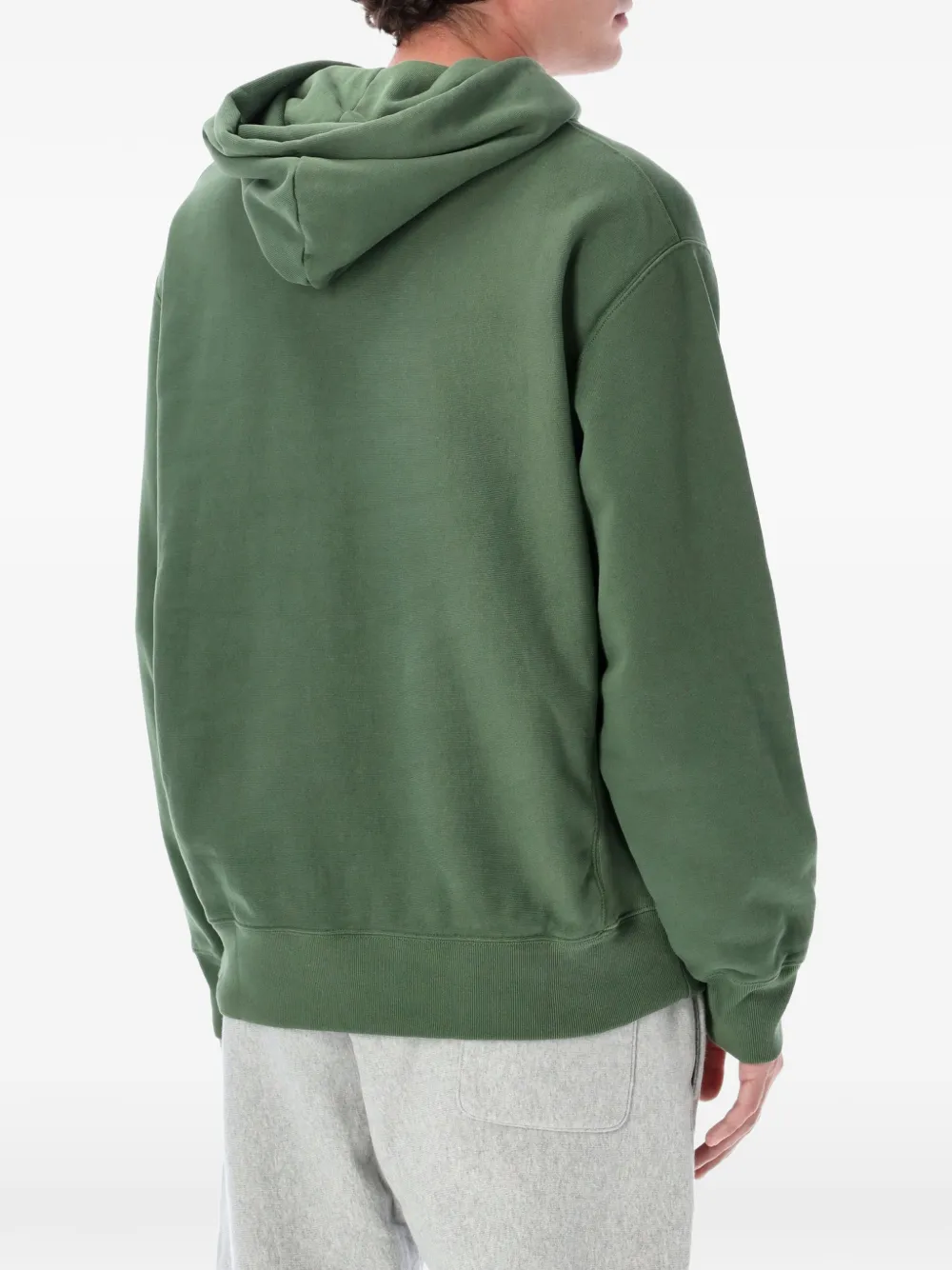 CHAMPION REVERSE WAVE Hoodie met geborduurd logo Groen
