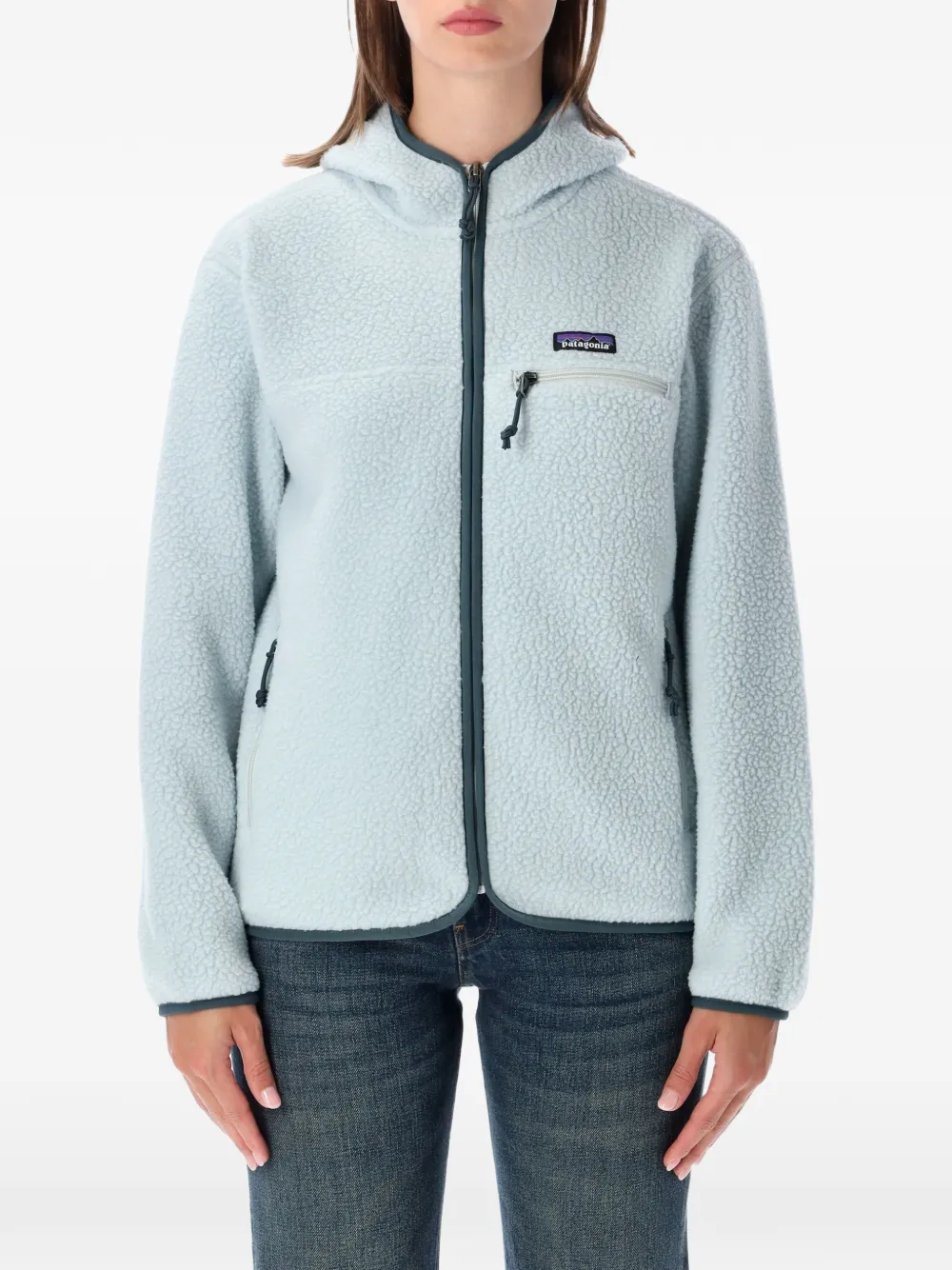 Patagonia Retro Pile hooded fleece jacket - Blu