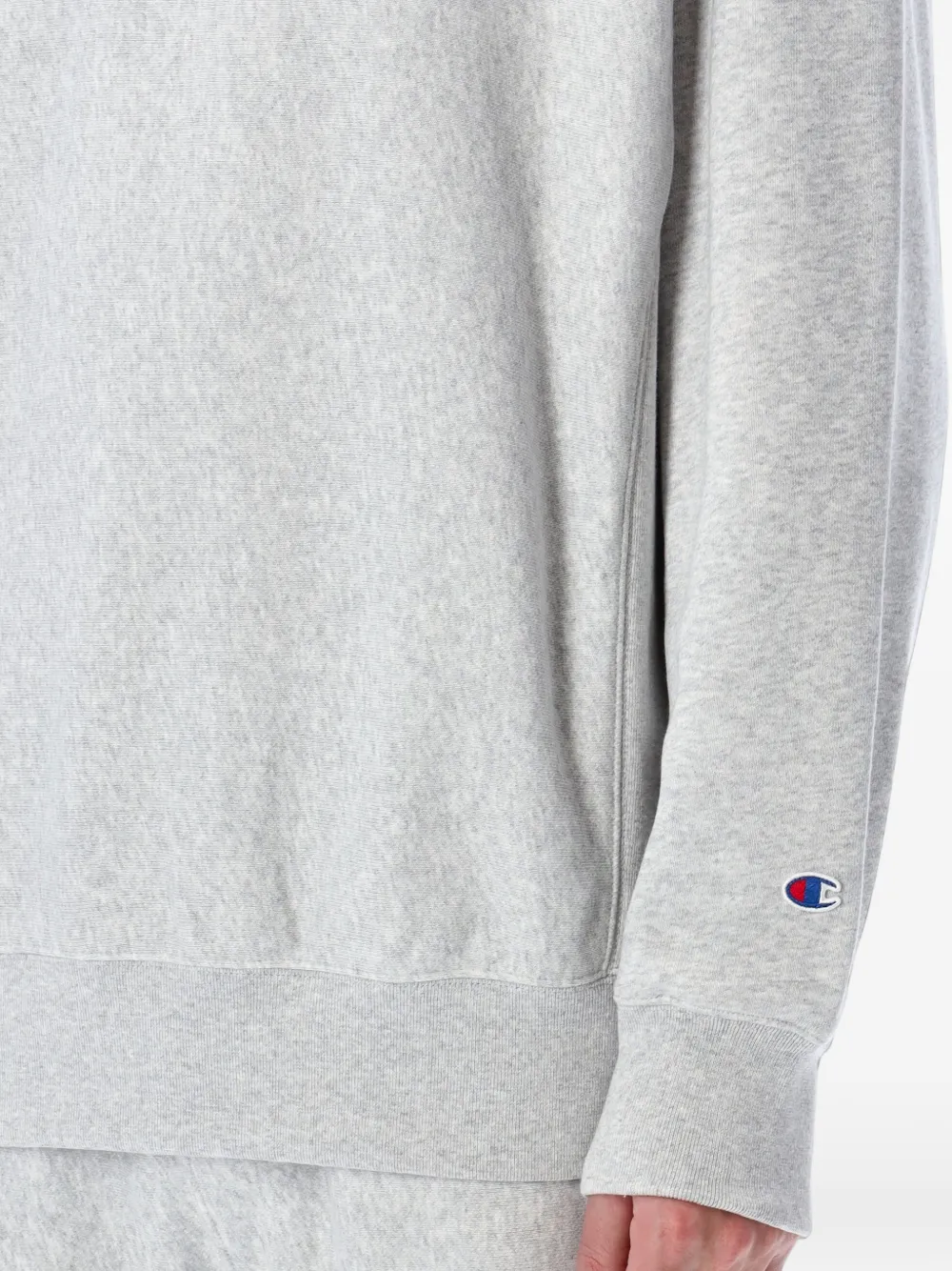 Champion Sweater met logopatch Grijs