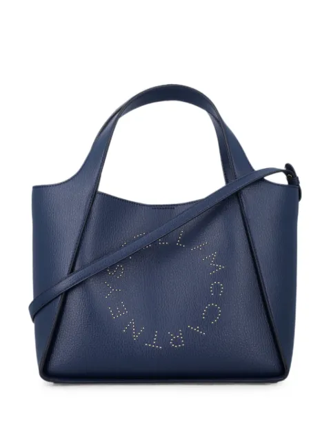 Stella McCartney logo穿孔手提包