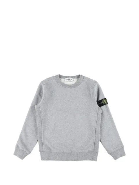 Stone Island Junior logo-patch sweatshirt