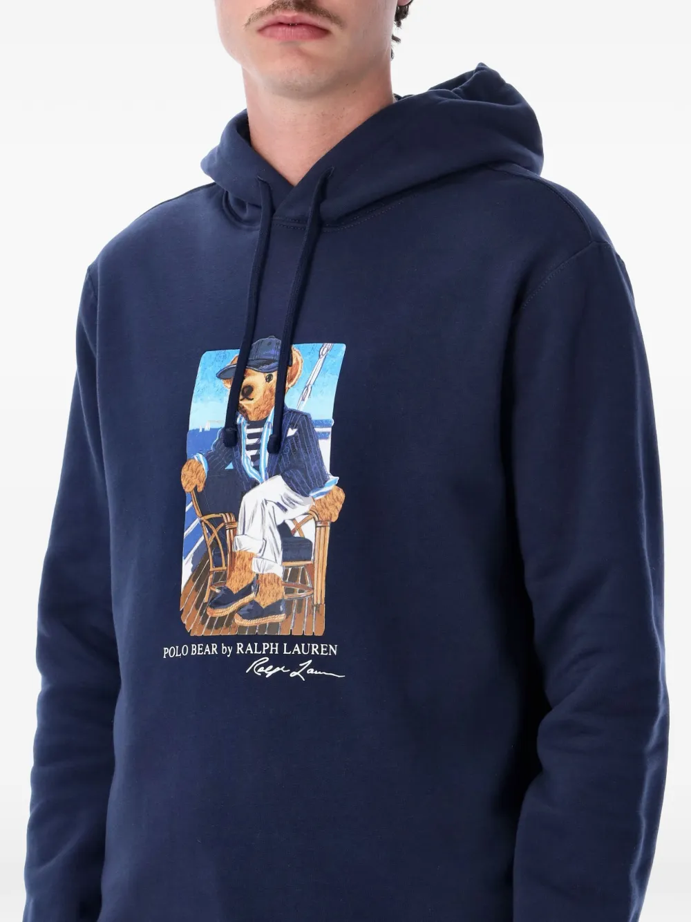 Polo Ralph Lauren Hoodie met print Blauw