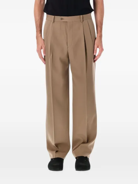Auralee wool straight-leg trousers
