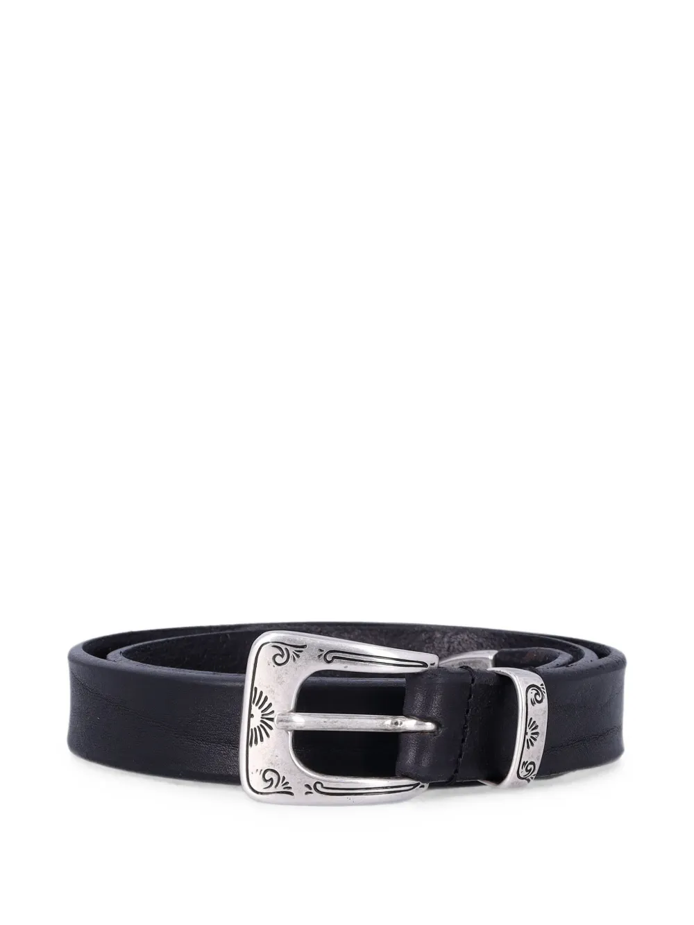 MANCINI 1979 William engraved leather belt