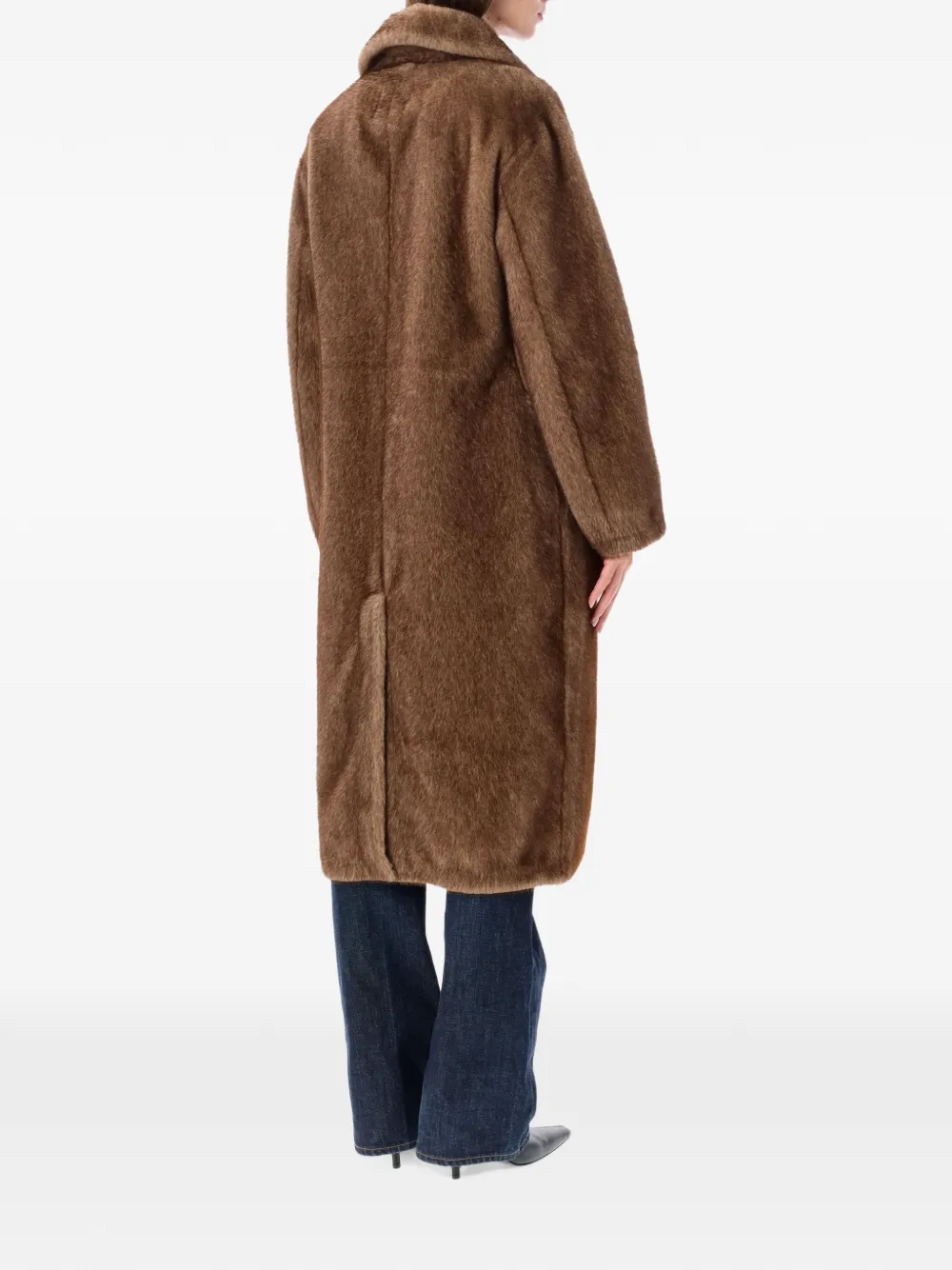 Sword Jas van imitatiebont Bruin