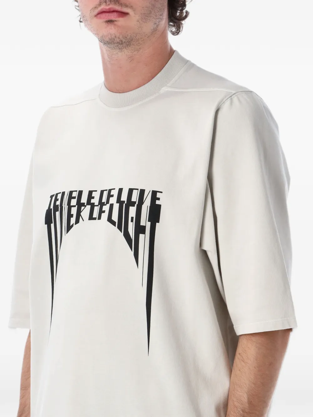 Rick Owens DRKSHDW Jumbo SS T-shirt Beige