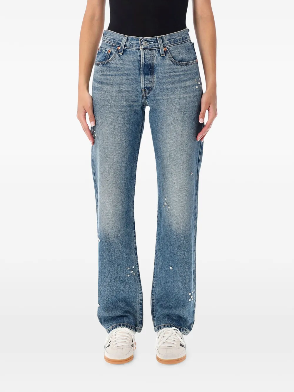 Levi's 스터드 장식 진 | 블루 | Image 1