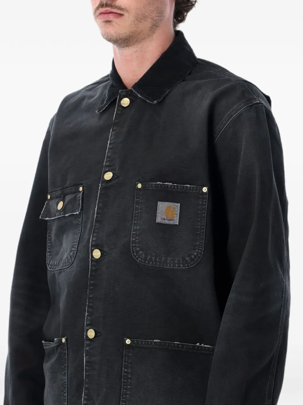 Carhartt WIP OG Chore jas Zwart