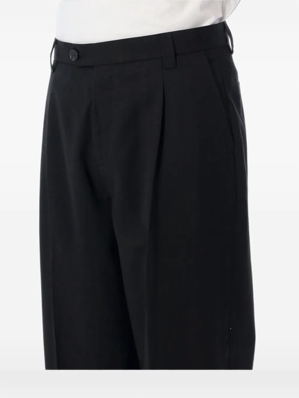 mfpen Service pantalon met plooien Zwart