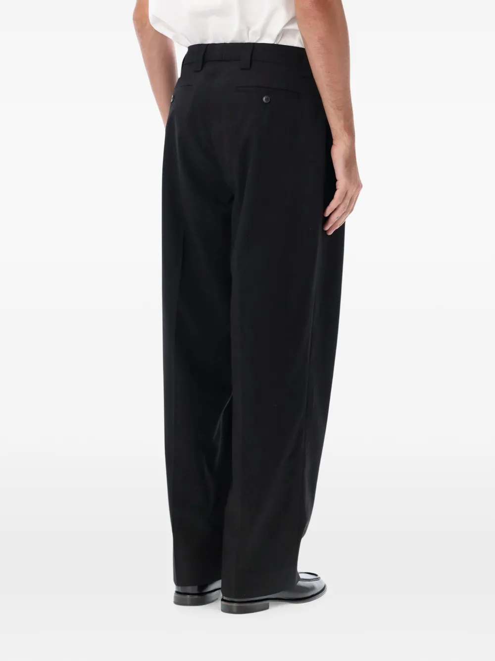 mfpen Service pantalon met plooien Zwart