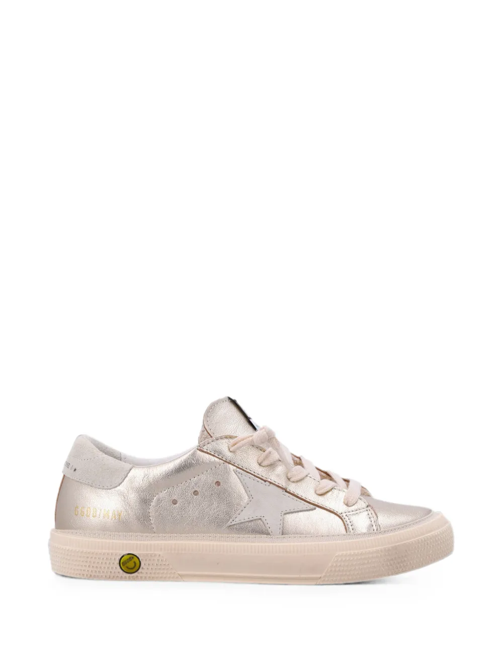 Golden Goose Kids May star-patch sneakers Goud