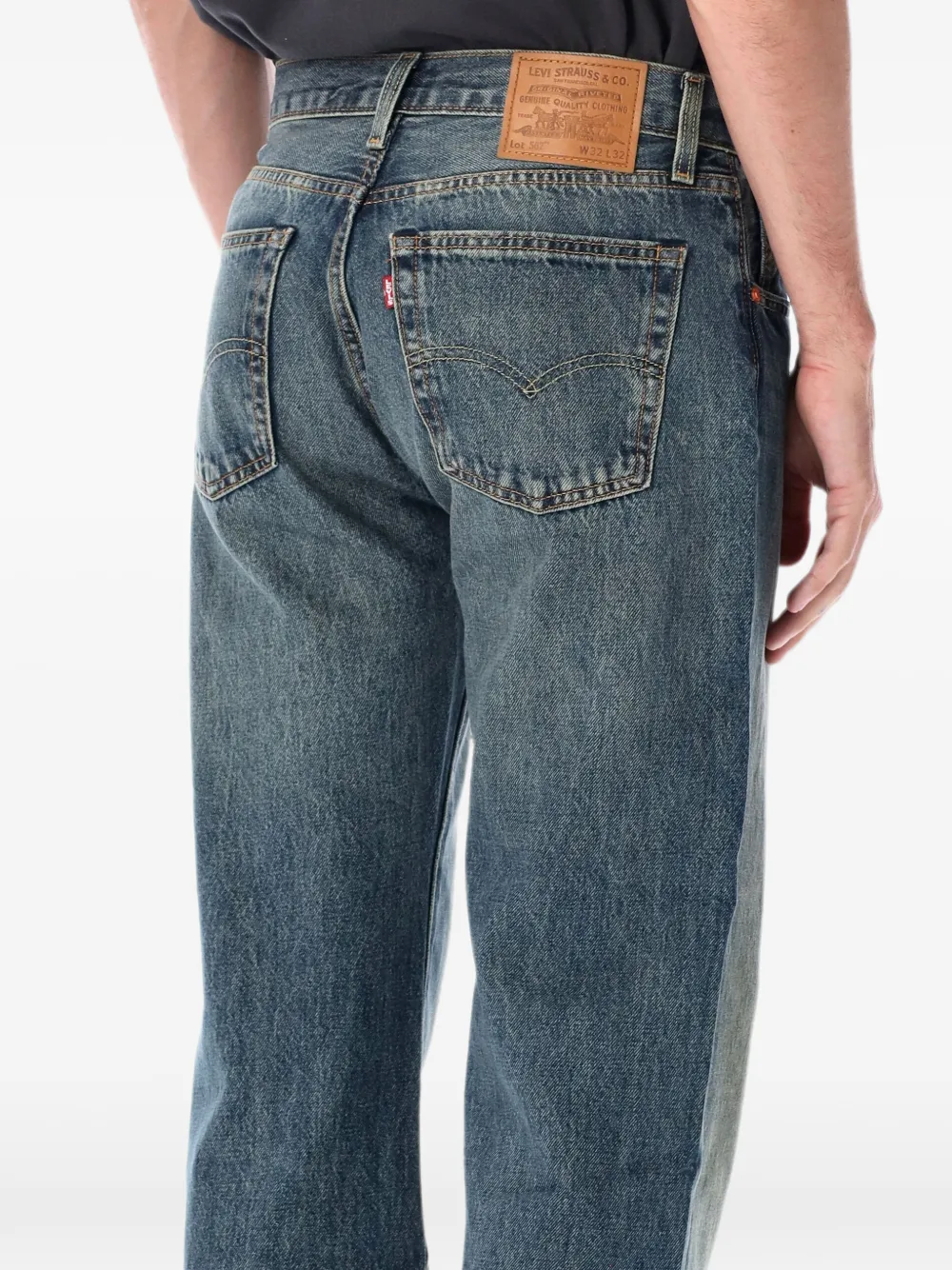 Levi's 567 straight-leg jeans Blauw