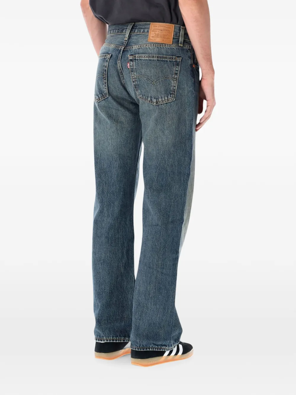 Levi's 567 straight-leg jeans Blauw