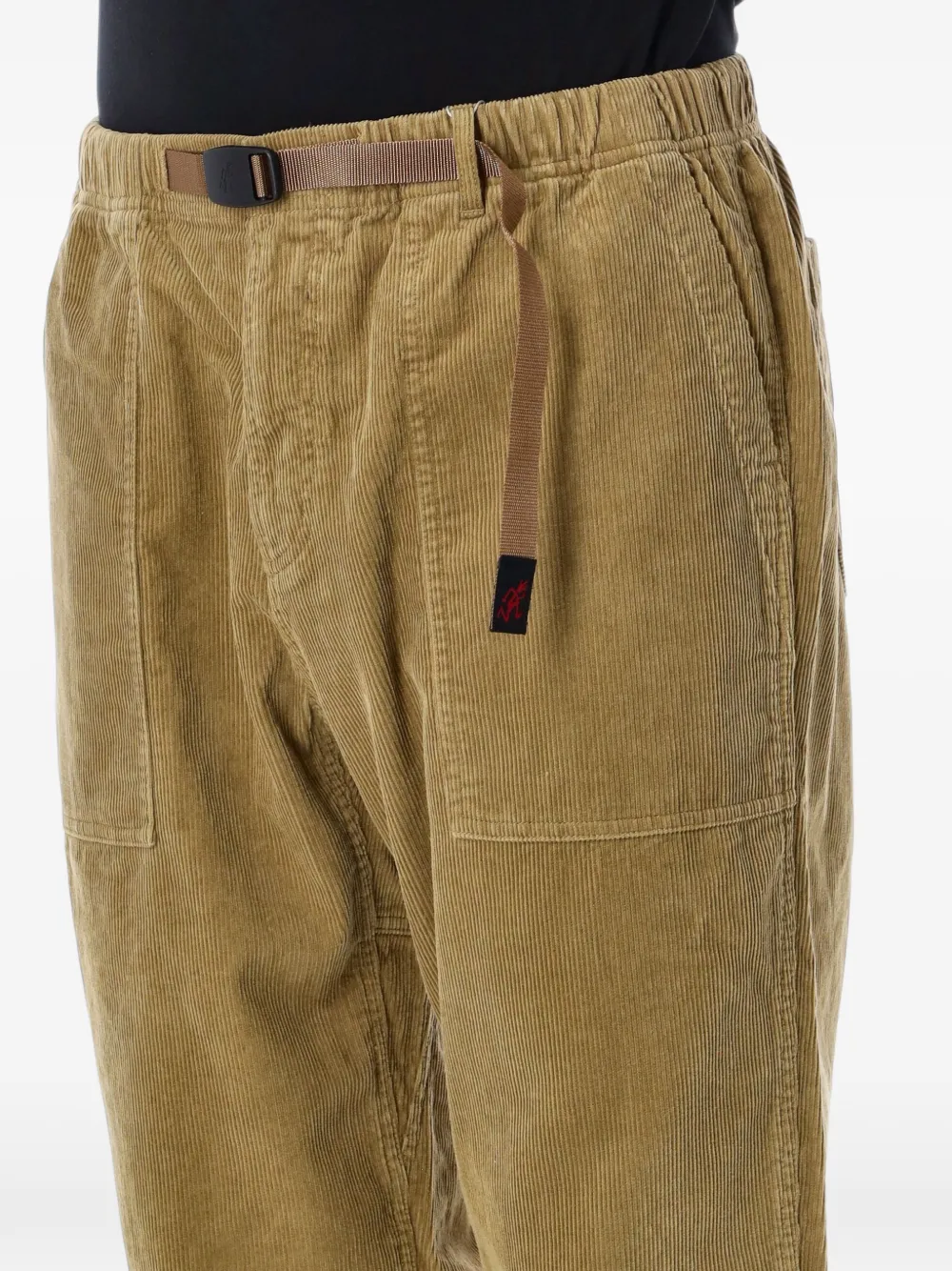 Gramicci belted corduroy trousers Beige