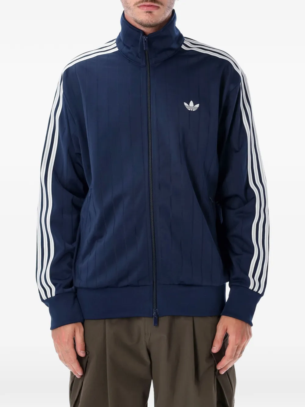 adidas Firebird zip-up bomber jacket - Blu