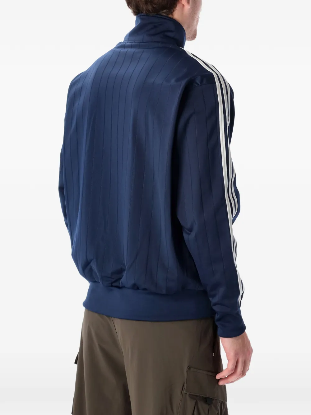 adidas Firebird zip-up bomber jacket Blauw