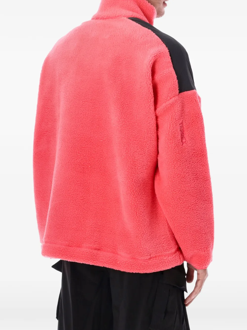 adidas Terrex Xploric sweater met fleecetextuur en vlakken Roze