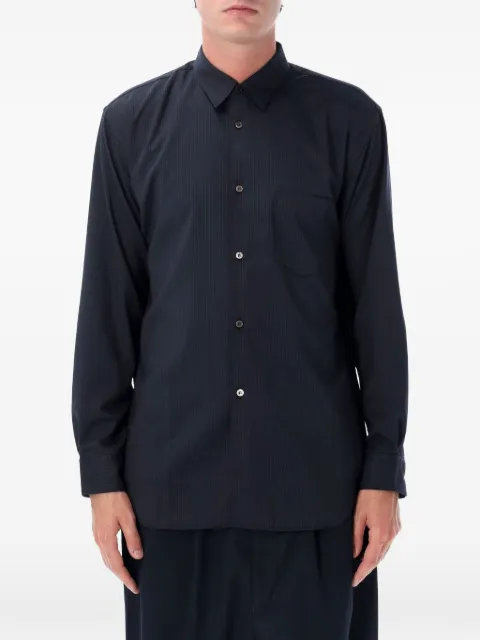 Comme Des Garçons Shirt pinstripe-pattern chest-pocket shirt