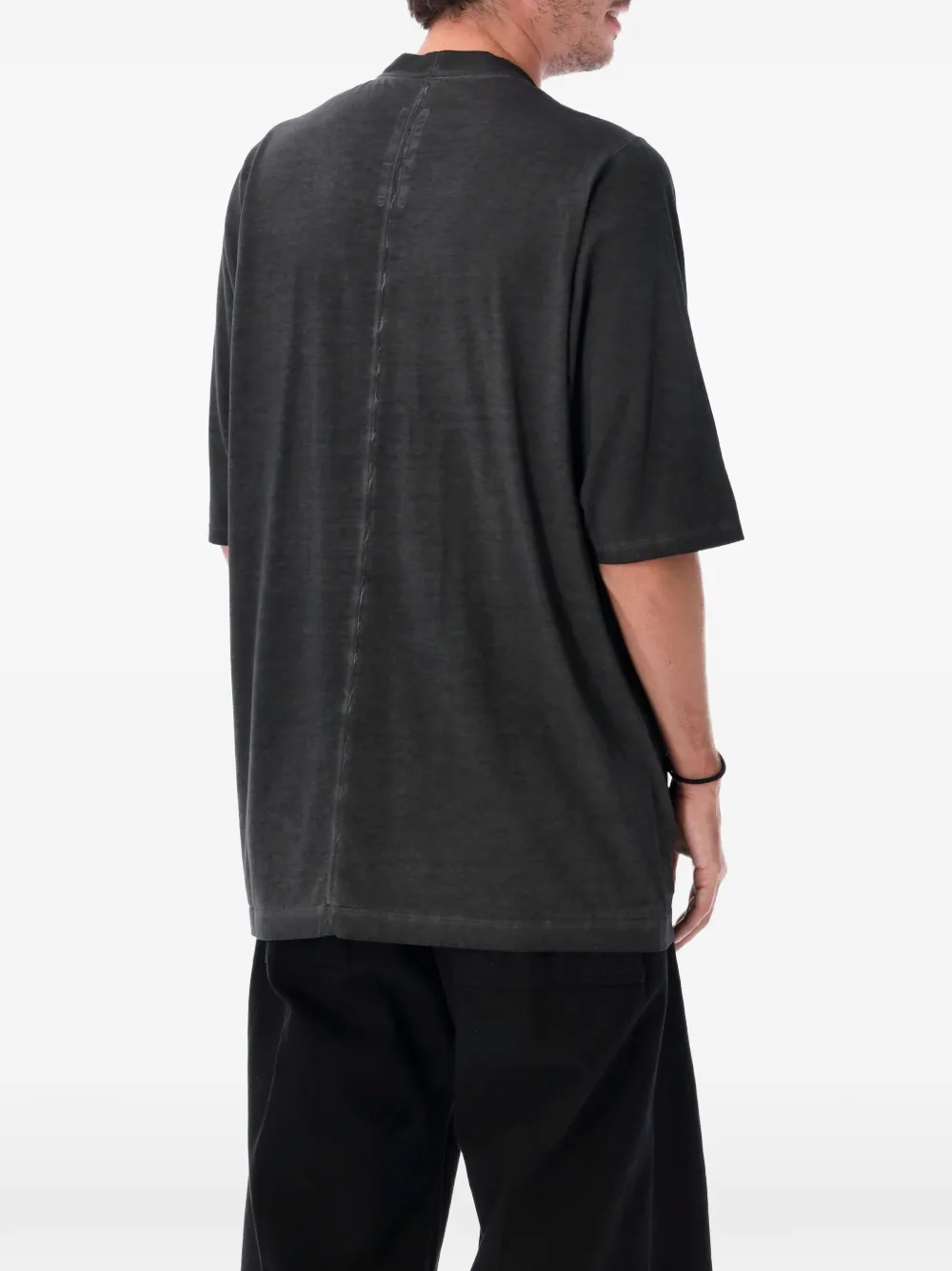 Rick Owens DRKSHDW Oversized T-shirt met pentagram-print Zwart