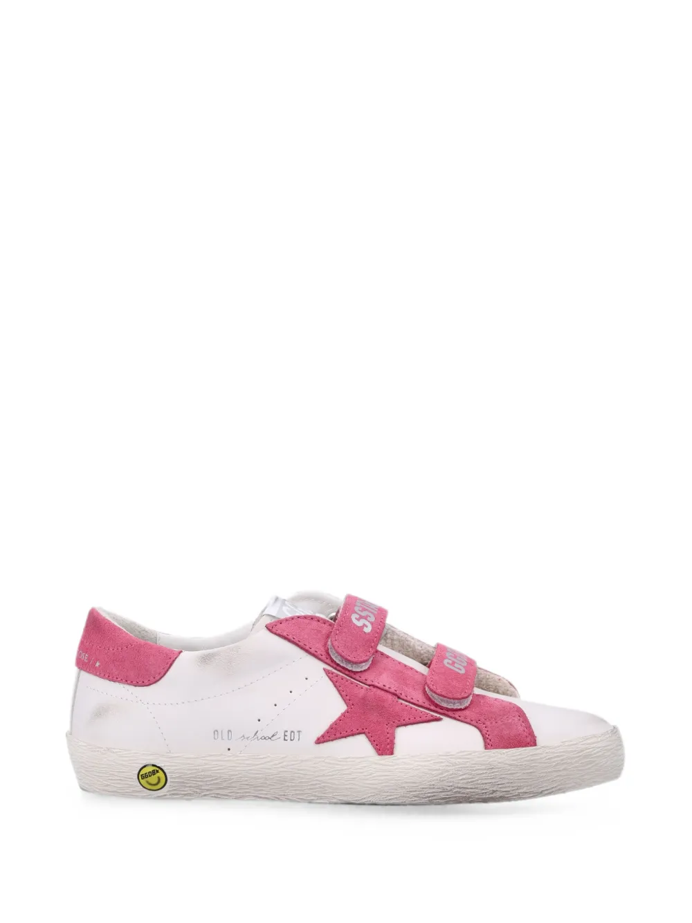 Golden Goose Kids Old School star-patch sneakers Wit