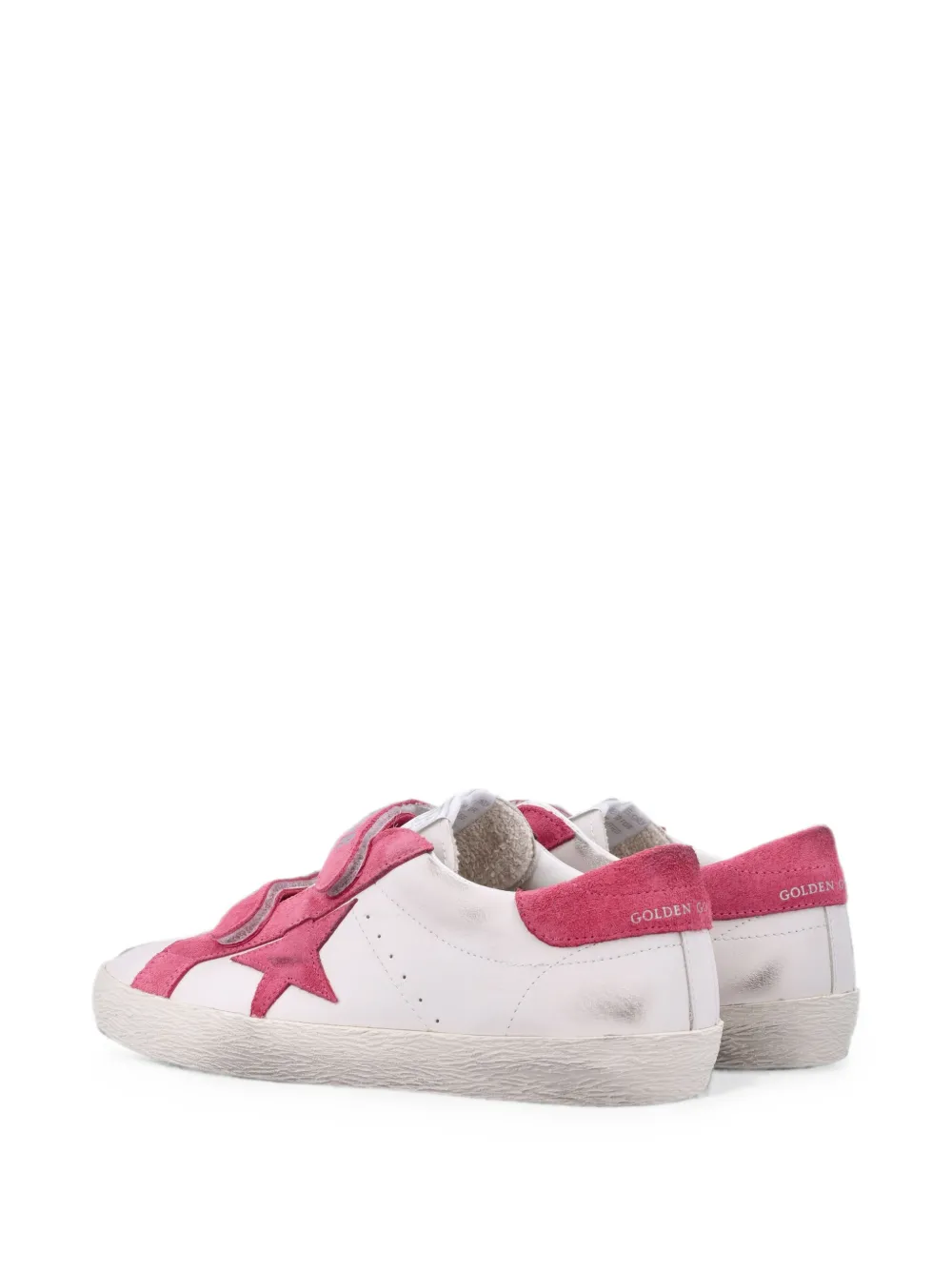 Golden Goose Kids Old School star-patch sneakers Wit