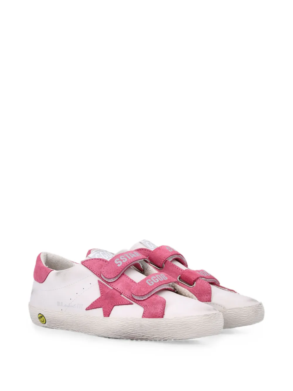 Golden Goose Kids Old School star-patch sneakers Wit
