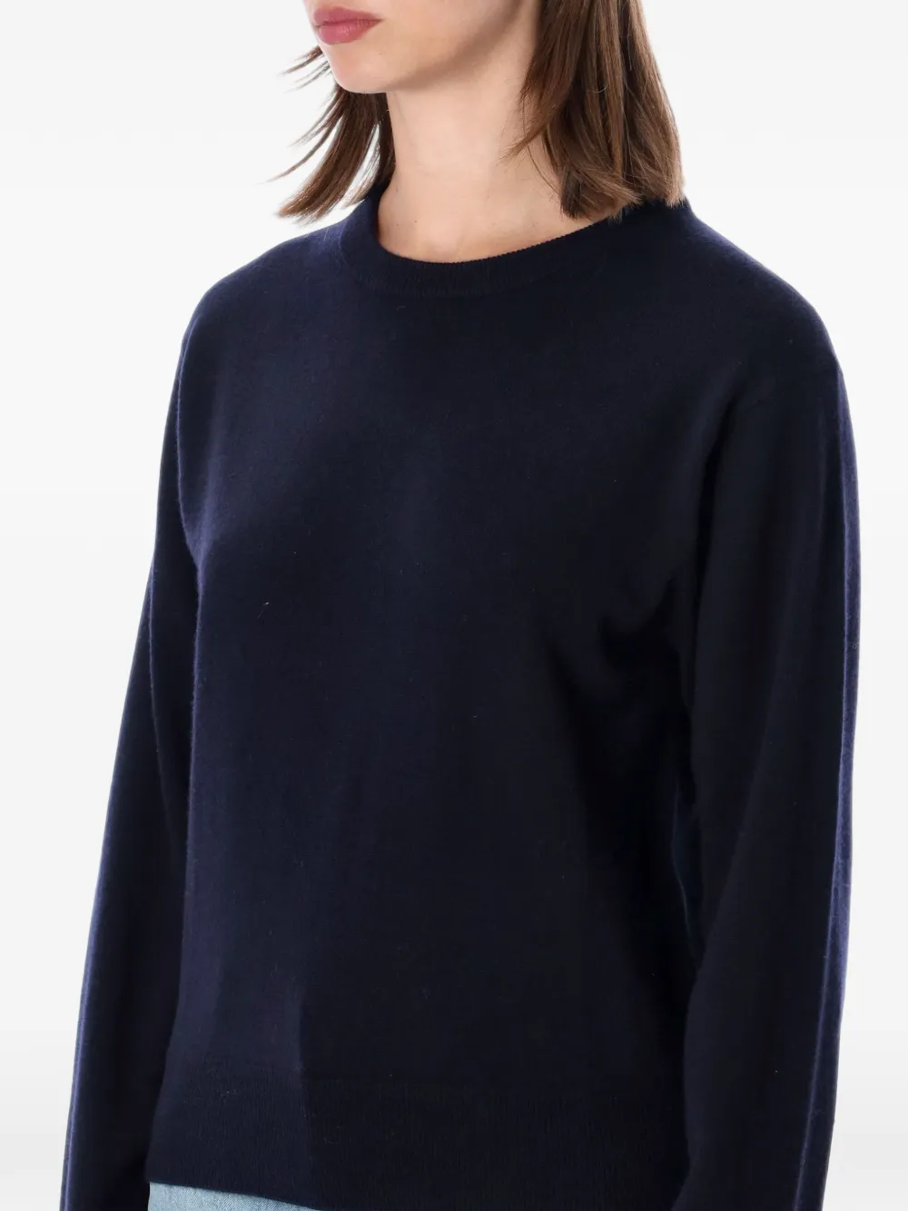 extreme cashmere March trui met ronde hals Blauw
