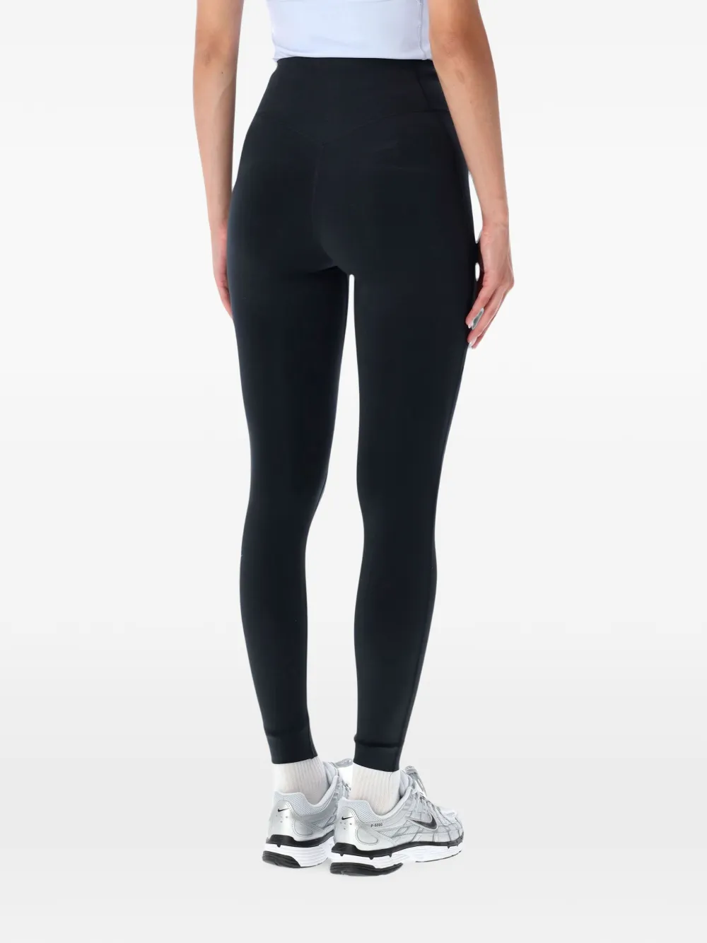 Nike Universa high-waisted full-length leggings with no front seam Zwart