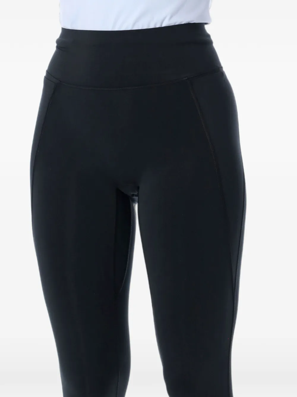 Nike Universa high-waisted full-length leggings with no front seam Zwart