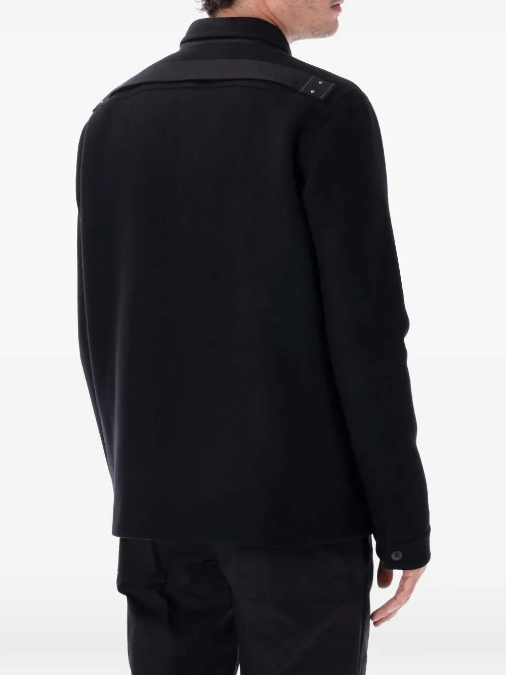 Rick Owens Brad jack met knopen Zwart