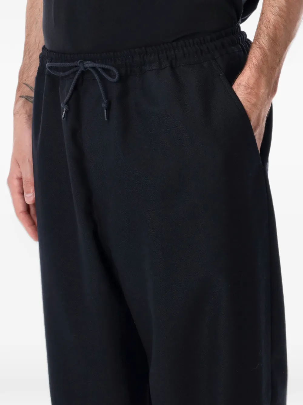 Comme des Garçons Homme drawstring-waist trousers Blauw