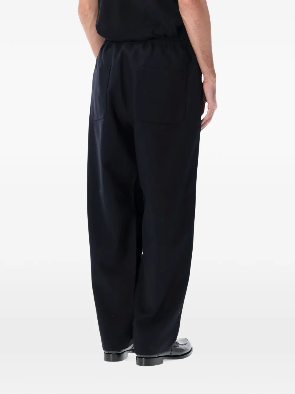 Comme des Garçons Homme drawstring-waist trousers Blauw