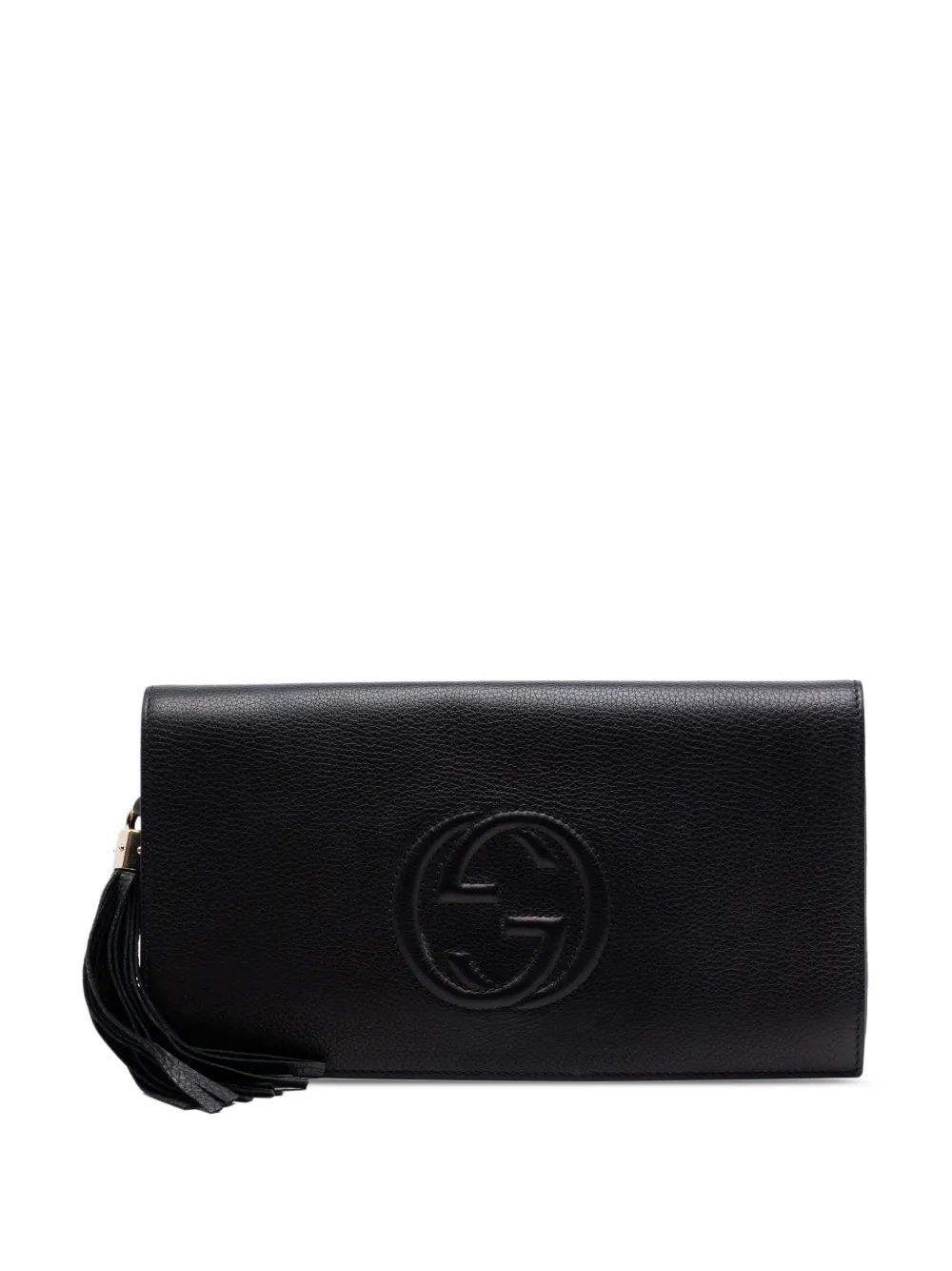 Gucci Pre-Owned 2016-2026 Leather Soho Disco clutch bag - Schwarz