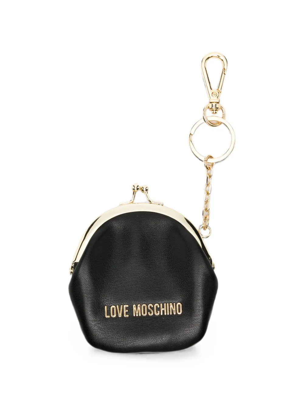 Love Moschino logo-plaque clip-fastening wallet - Nero