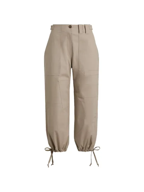 Scanlan Theodore patchwork drawstring cargo pants