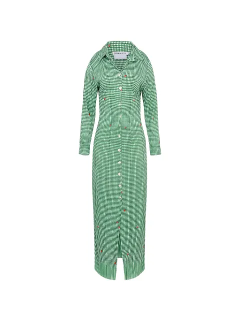 Bernadette Baby gingham-print shirt dress