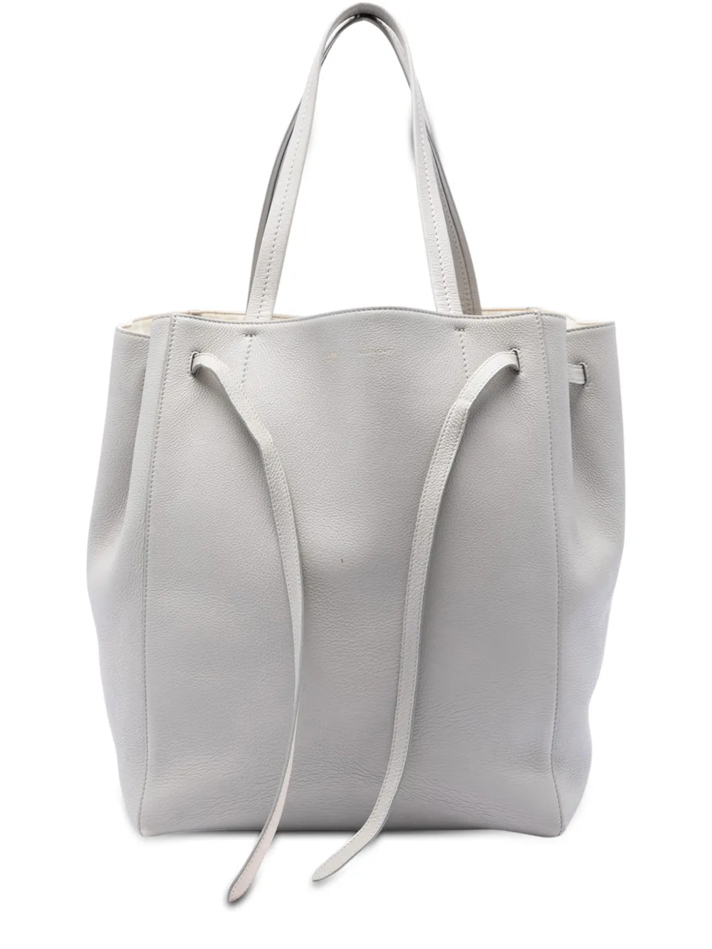 Pre-owned Celine 2014 Small Grained Calfskin Phantom Cabas Tote Bag In Gray